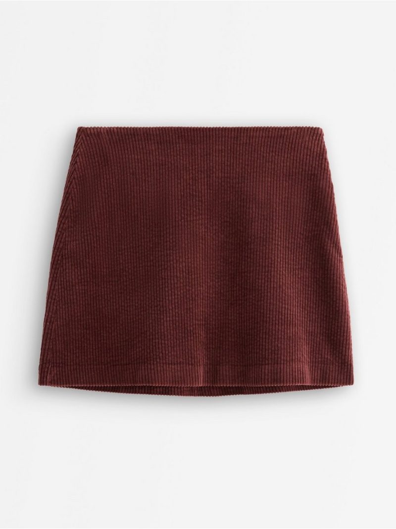 Mini skirt in corduroy - 3008010-7354
