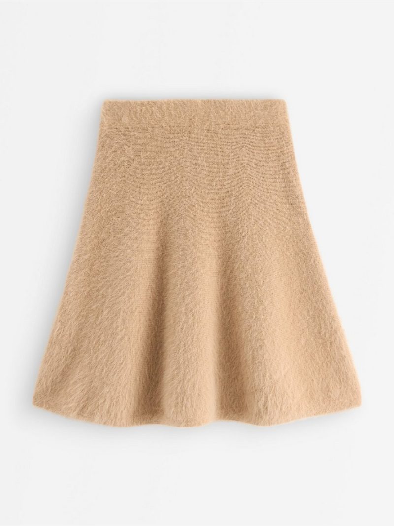 Knitted mini skirt - 3008021-9805