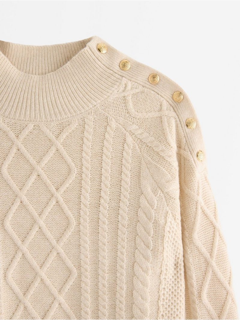 Knitted jumper in wool blend - 3008028-9606