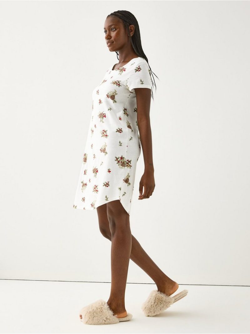 Nightdress with christmas motif - 3008129-3675
