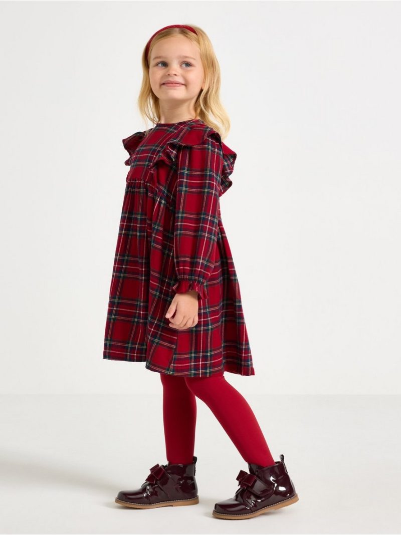 Checked dress - 3008158-9348