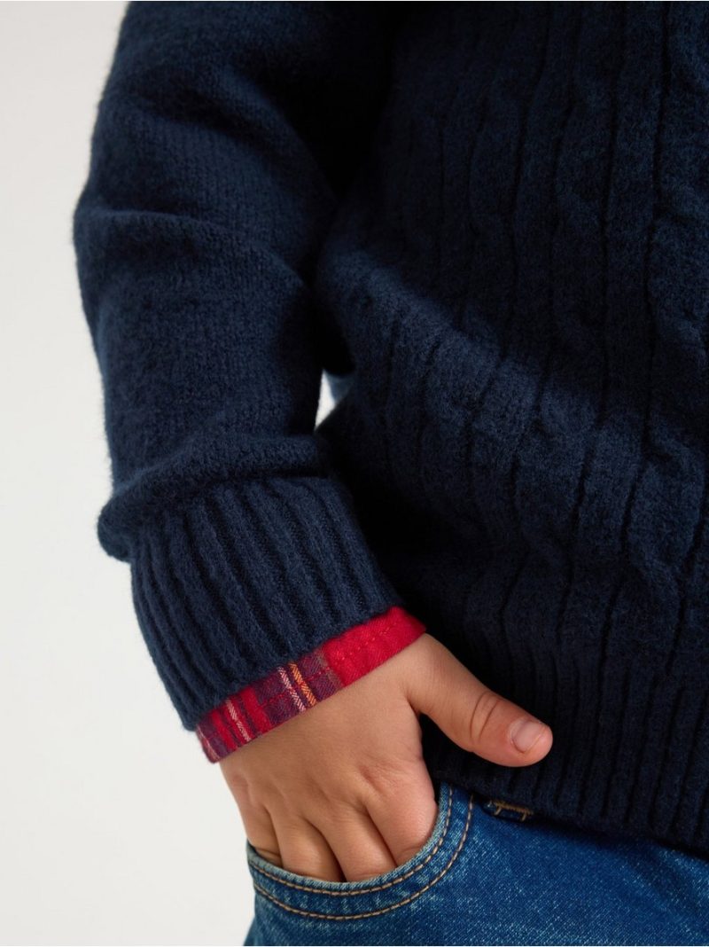 Cable-knit jumper - 3008190-2521