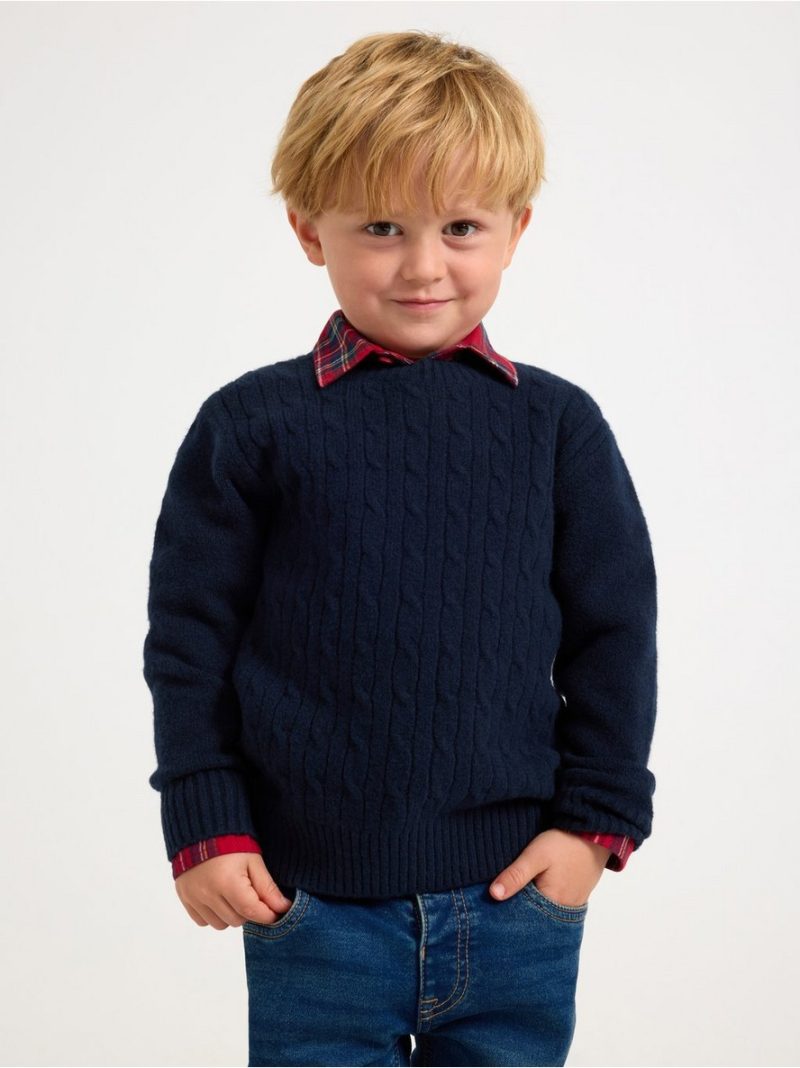Cable-knit jumper - 3008190-2521