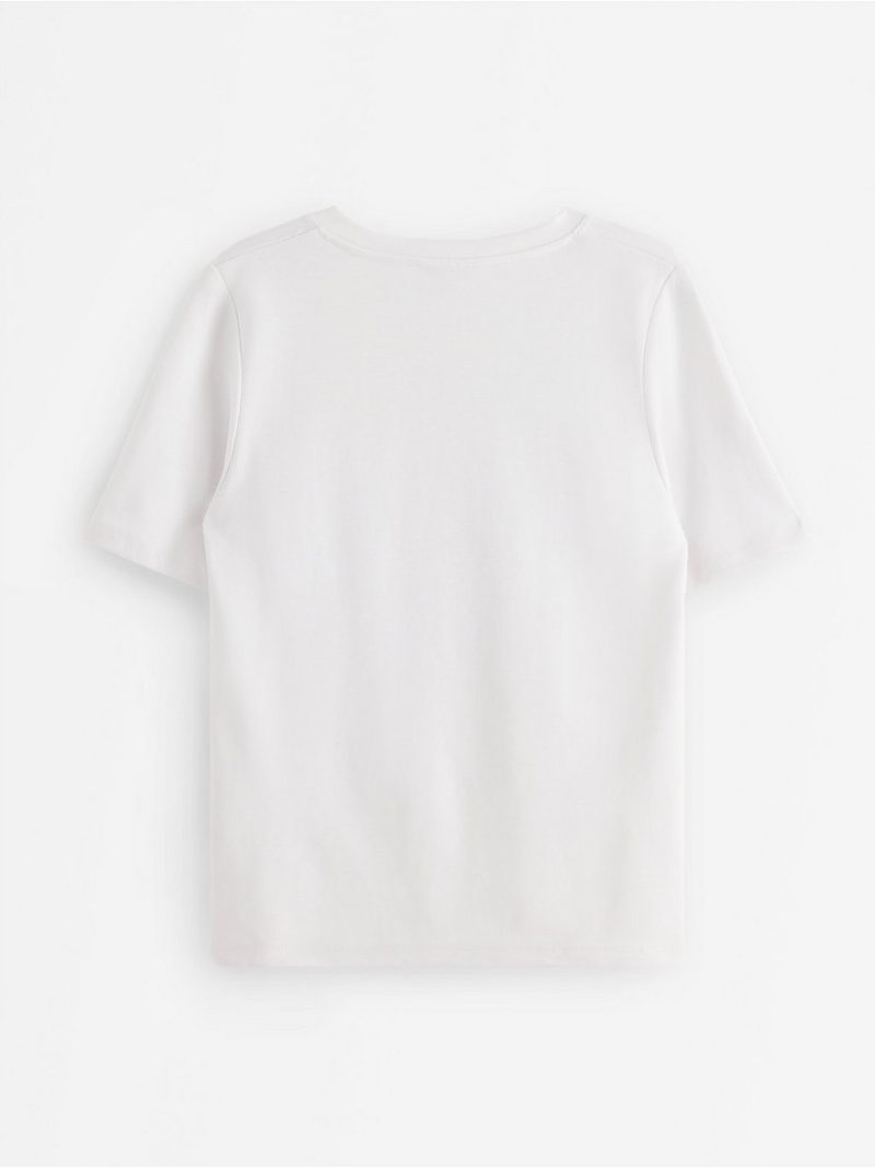 T-shirt with v-neck - 3008200-70