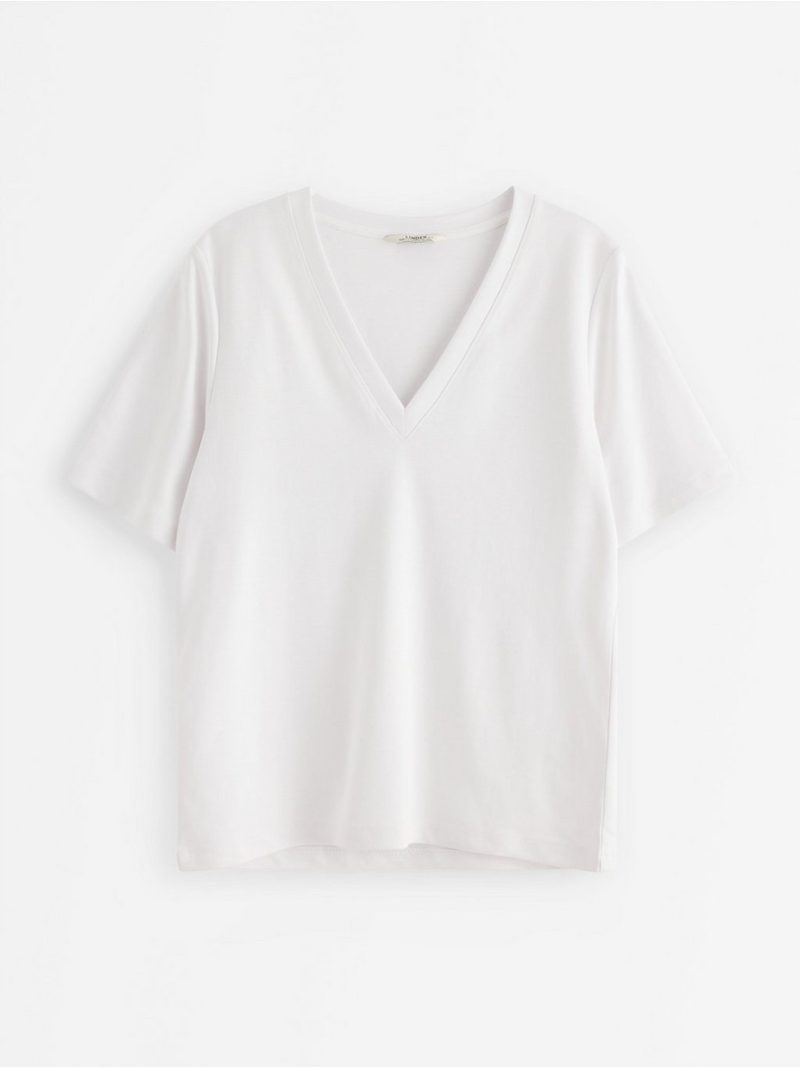 T-shirt with v-neck - 3008200-70