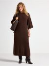 Knitted midi dress in wool blend - 3008218-9618