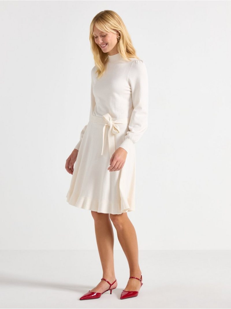 Fine-knit mini dress - 3008257-9606