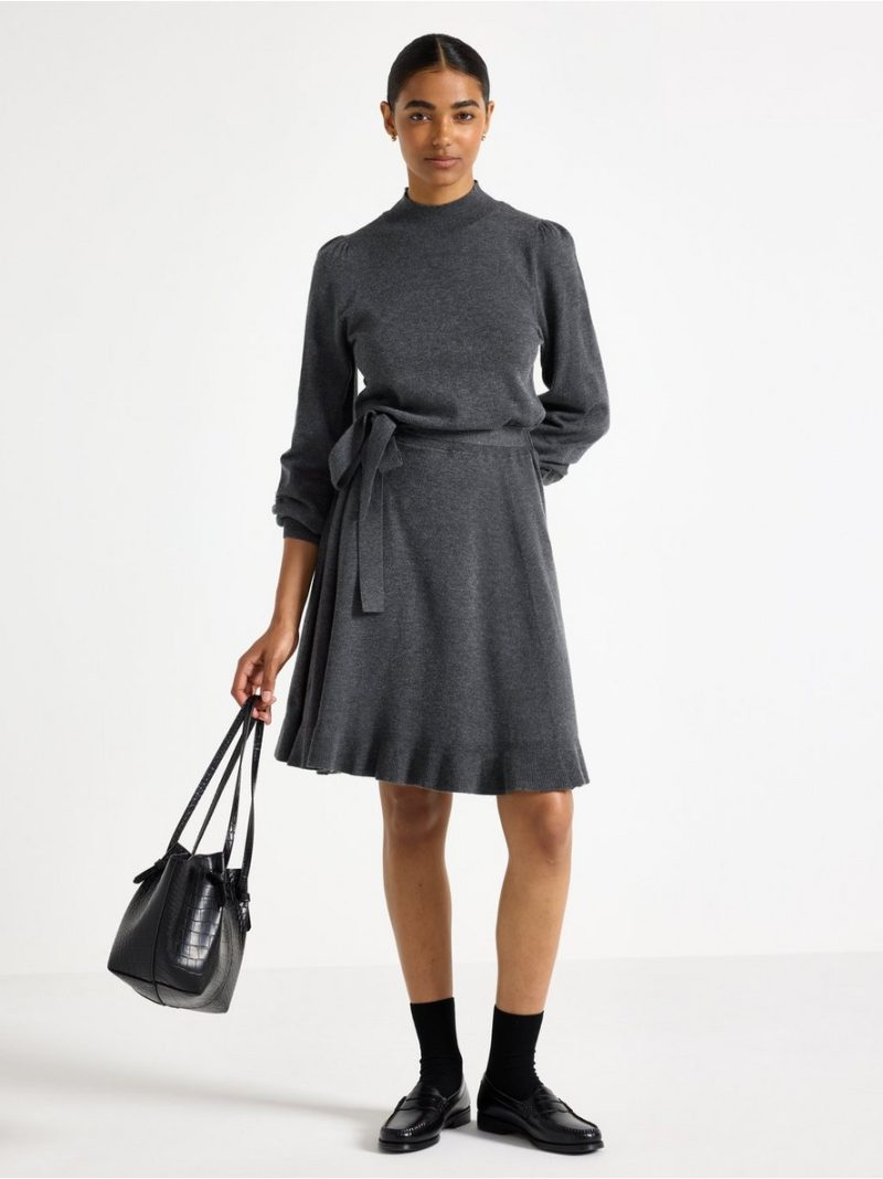 Fine-knit mini dress - 3008257-9804