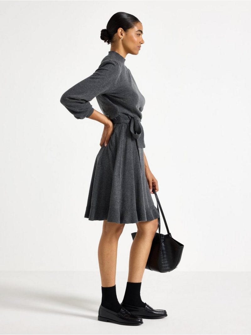 Fine-knit mini dress - 3008257-9804