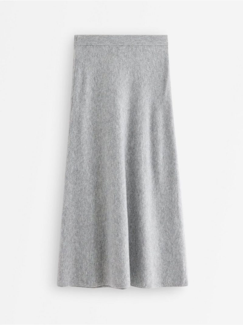 Knitted maxi skirt - 3008277-9803