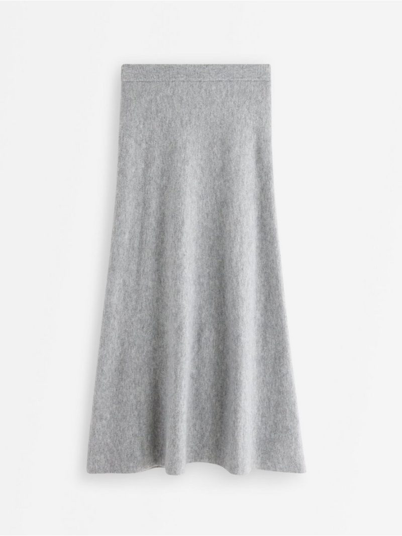 Knitted maxi skirt - 3008277-9803