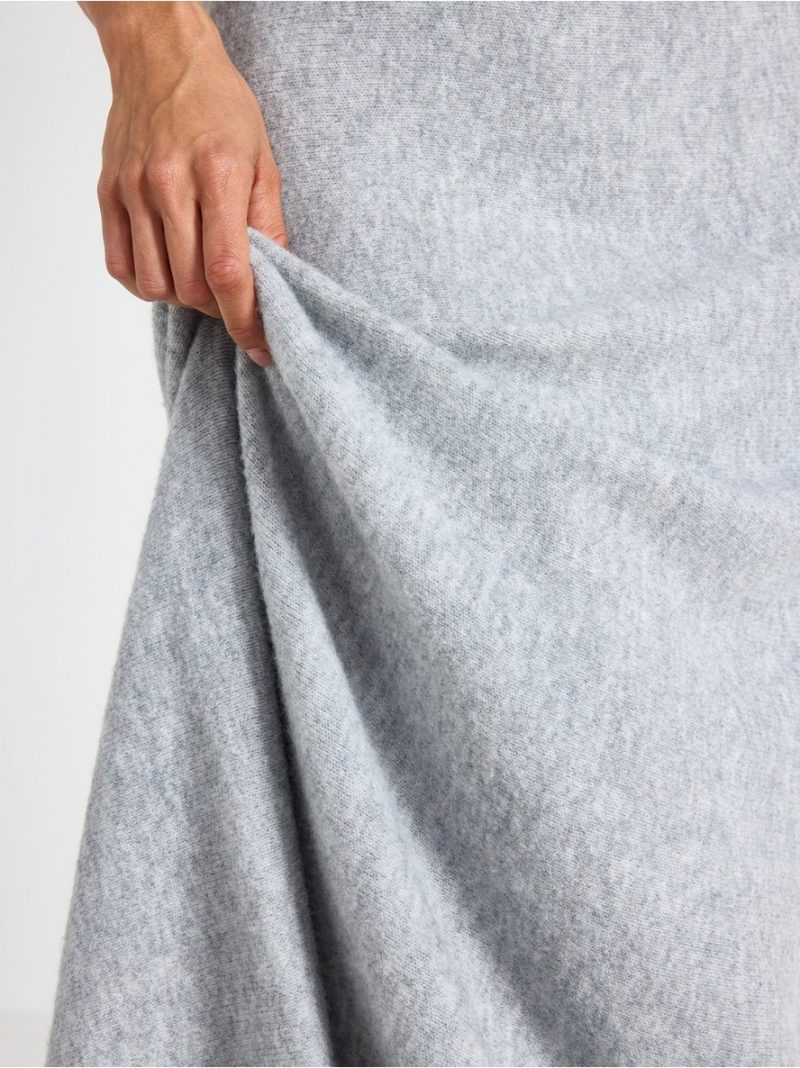 Knitted maxi skirt - 3008277-9803