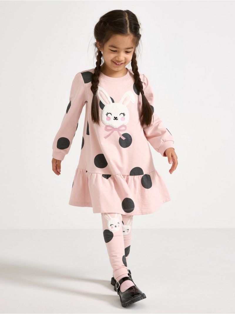 Dress with brushed inside - 3008311-6907