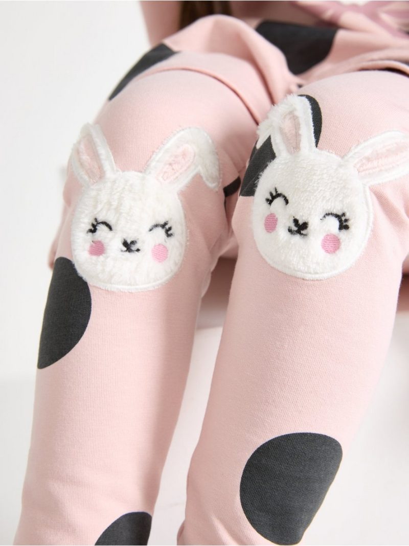 Leggings with brushed inside - 3008312-6907