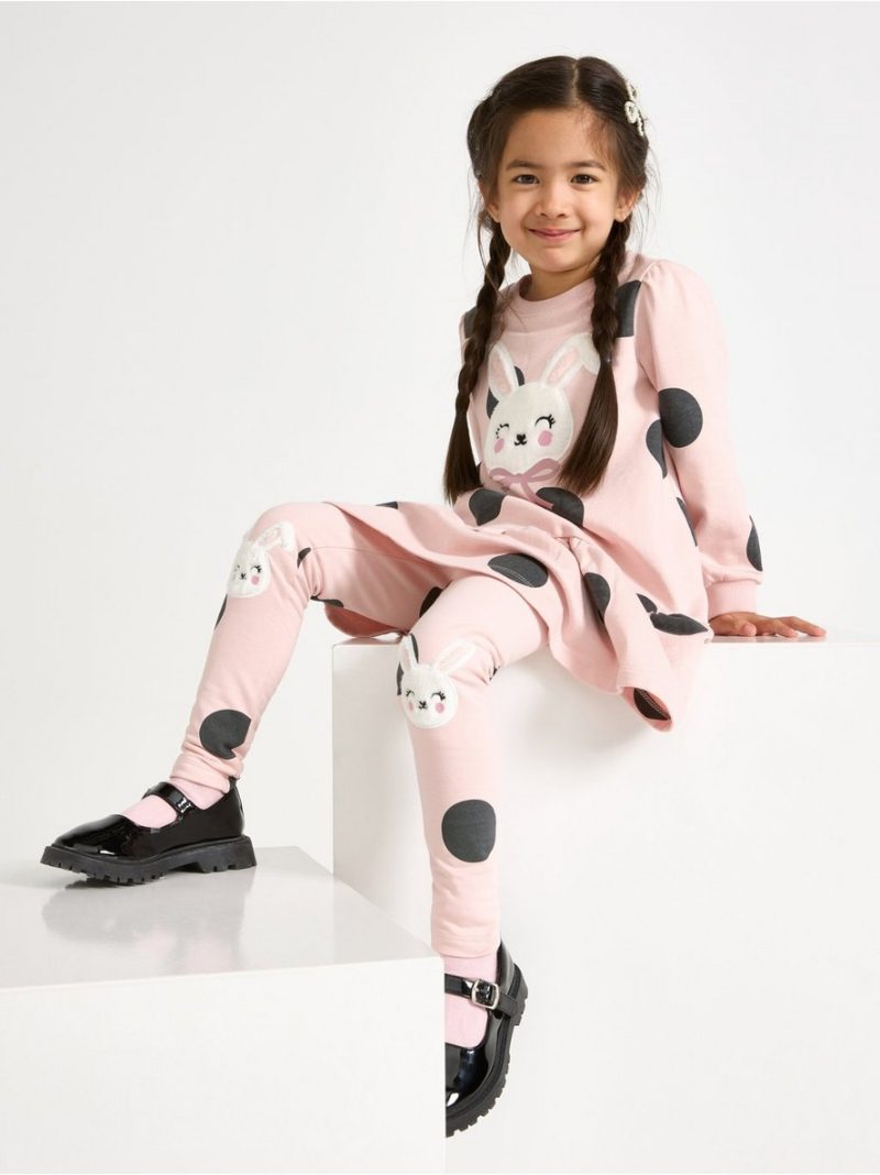 Leggings with brushed inside - 3008312-6907