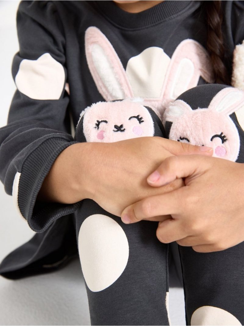 Leggings with brushed inside - 3008312-9893