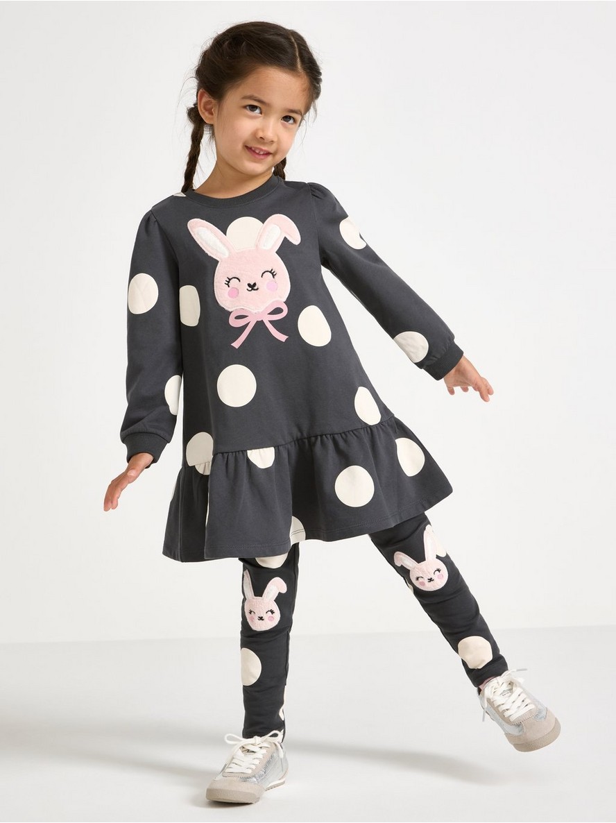 Leggings with brushed inside - 3008312-9893