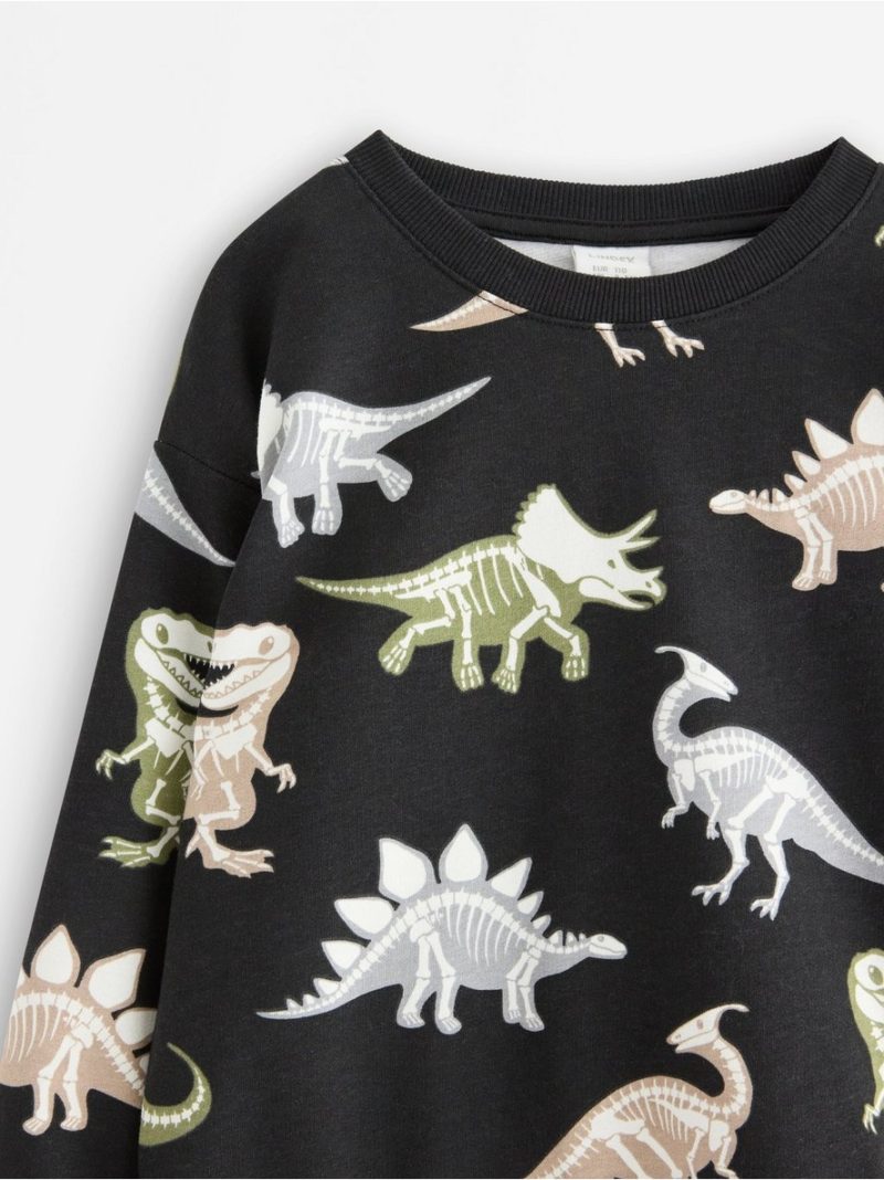 Sweatshirt with brushed inside - 3008313-80