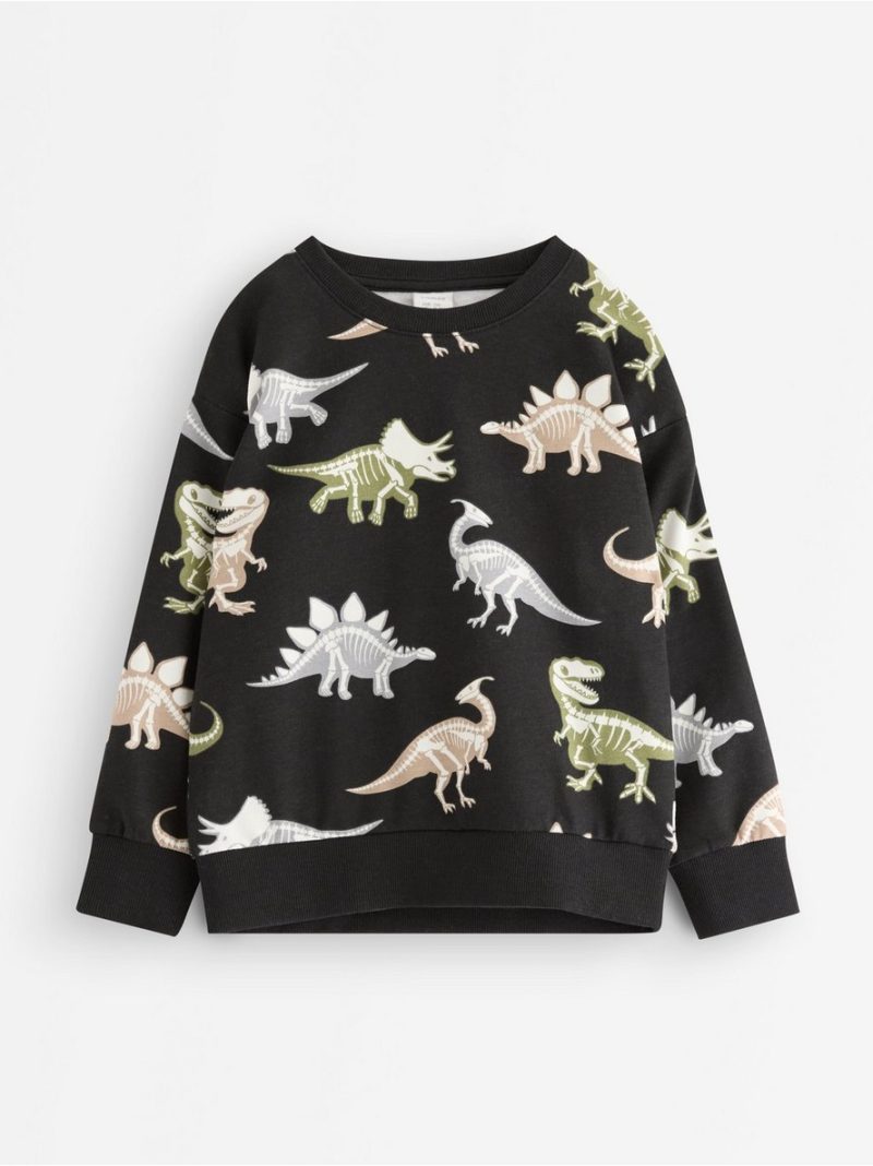 Sweatshirt with brushed inside - 3008313-80