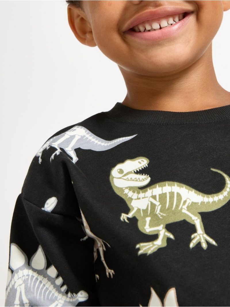 Sweatshirt with brushed inside - 3008313-80