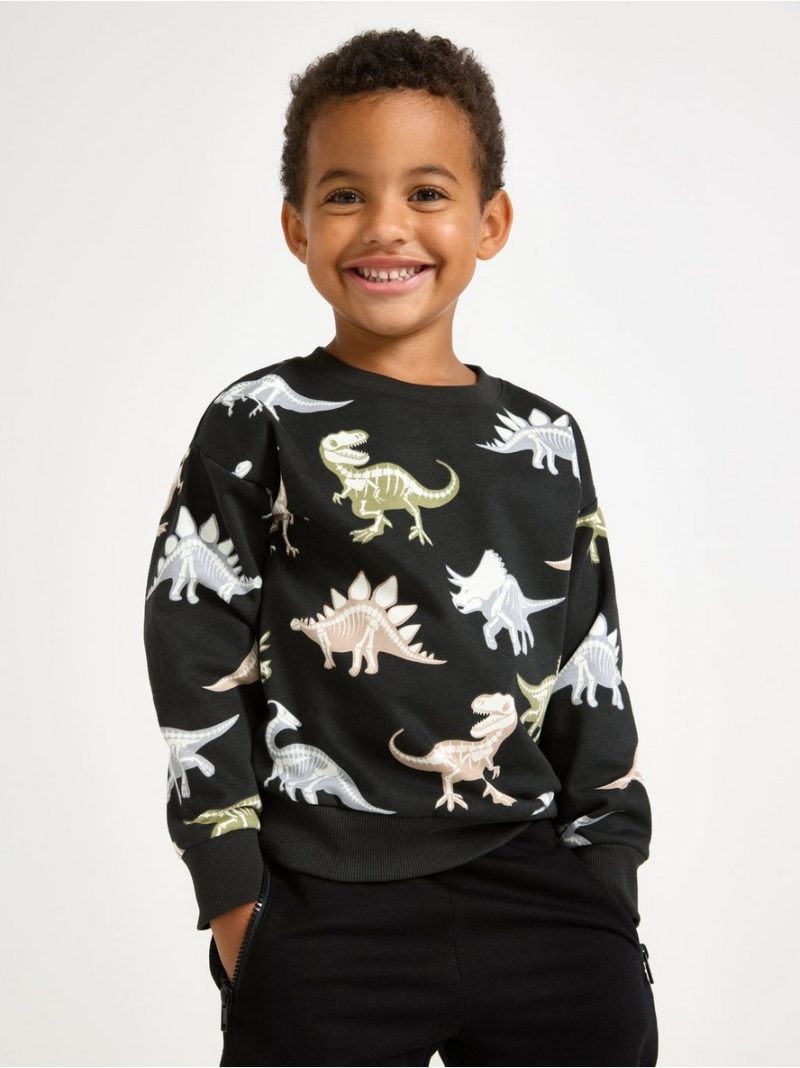 Sweatshirt with brushed inside - 3008313-80