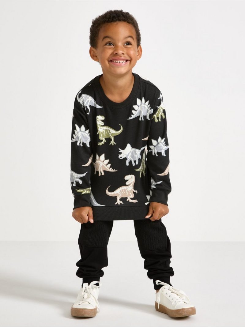 Sweatshirt with brushed inside - 3008313-80