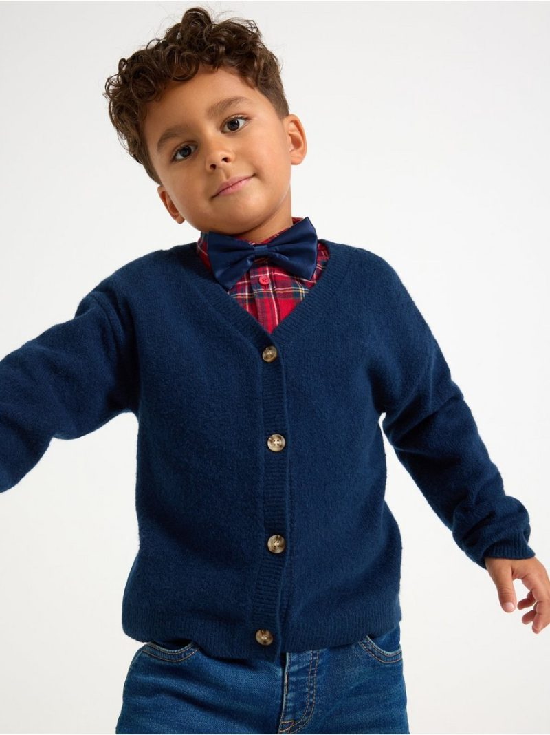 Fine-knit cardigan - 3008318-6842