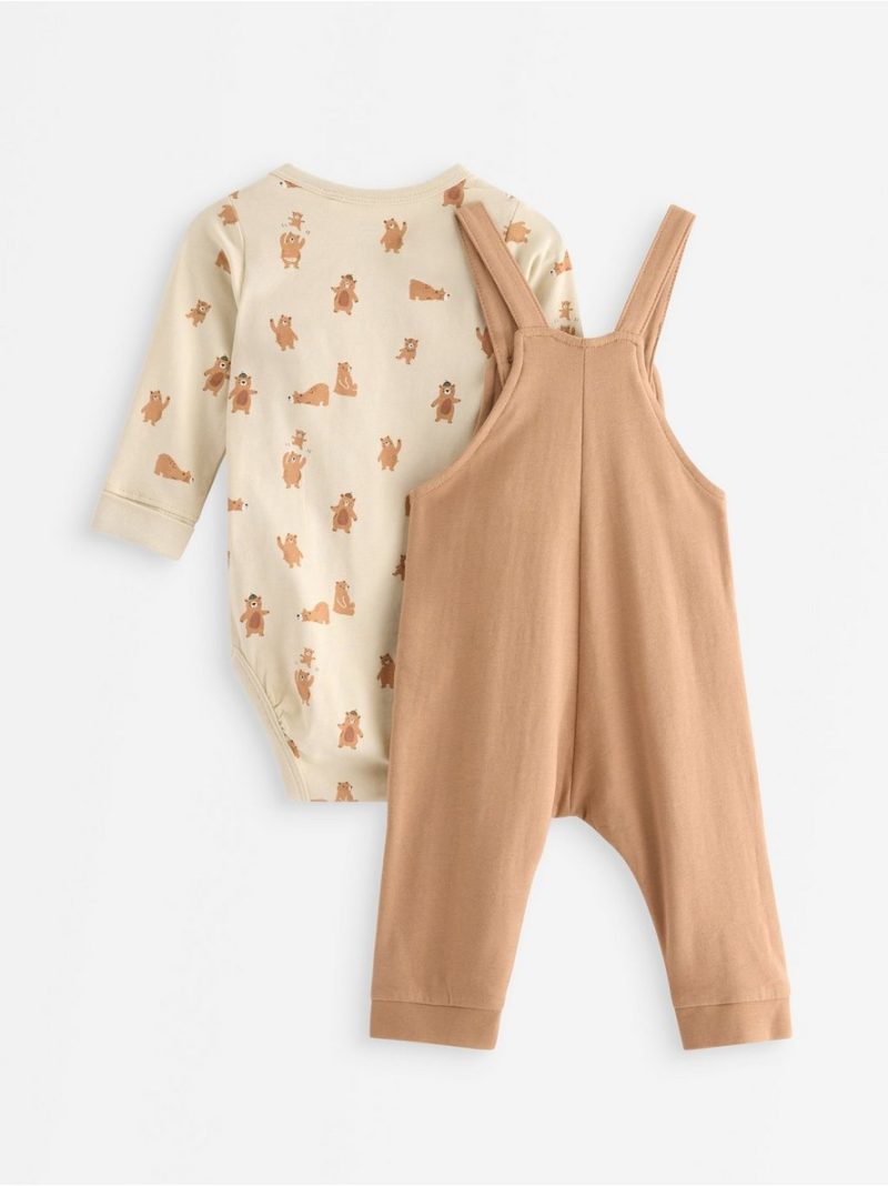 Set - bodysuit and dungarees - 3008395-2737