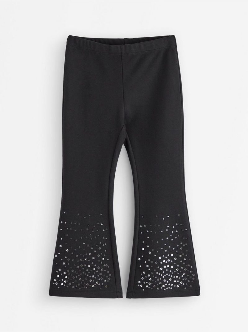 Flared trousers in punto - 3008456-80