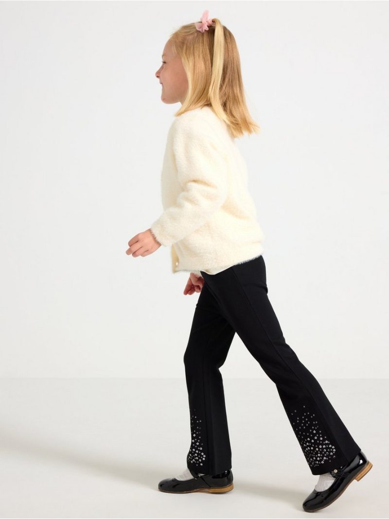 Flared trousers in punto - 3008456-80