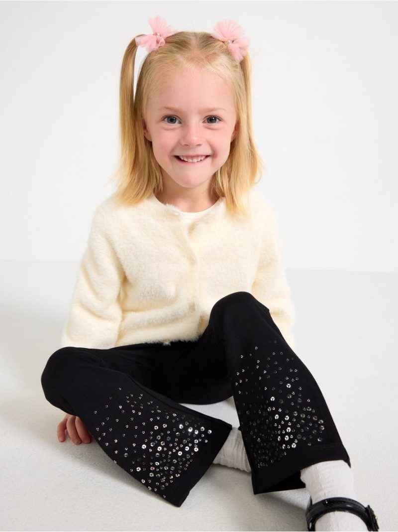 Flared trousers in punto - 3008456-80