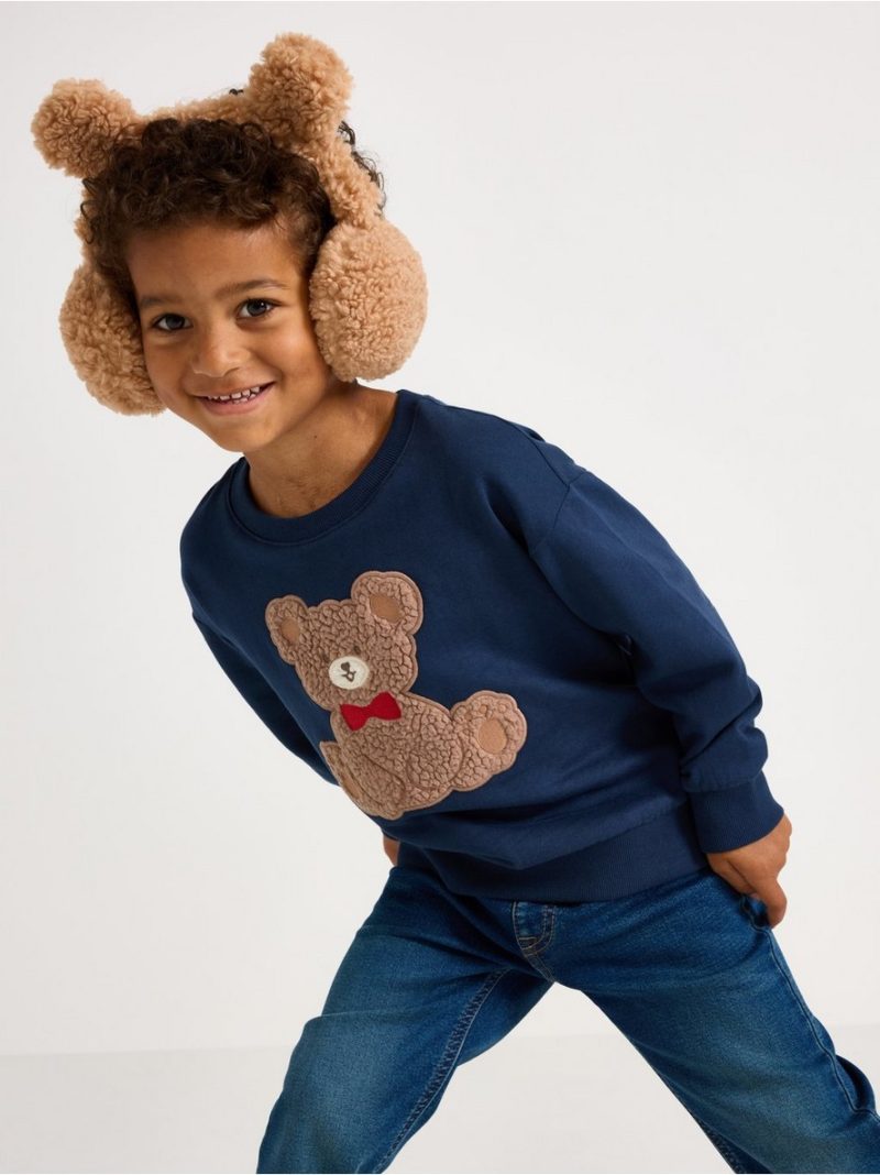 Sweatshirt with brushed inside - 3008494-6842