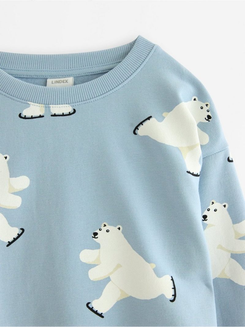 Sweatshirt with brushed inside - 3008495-7954