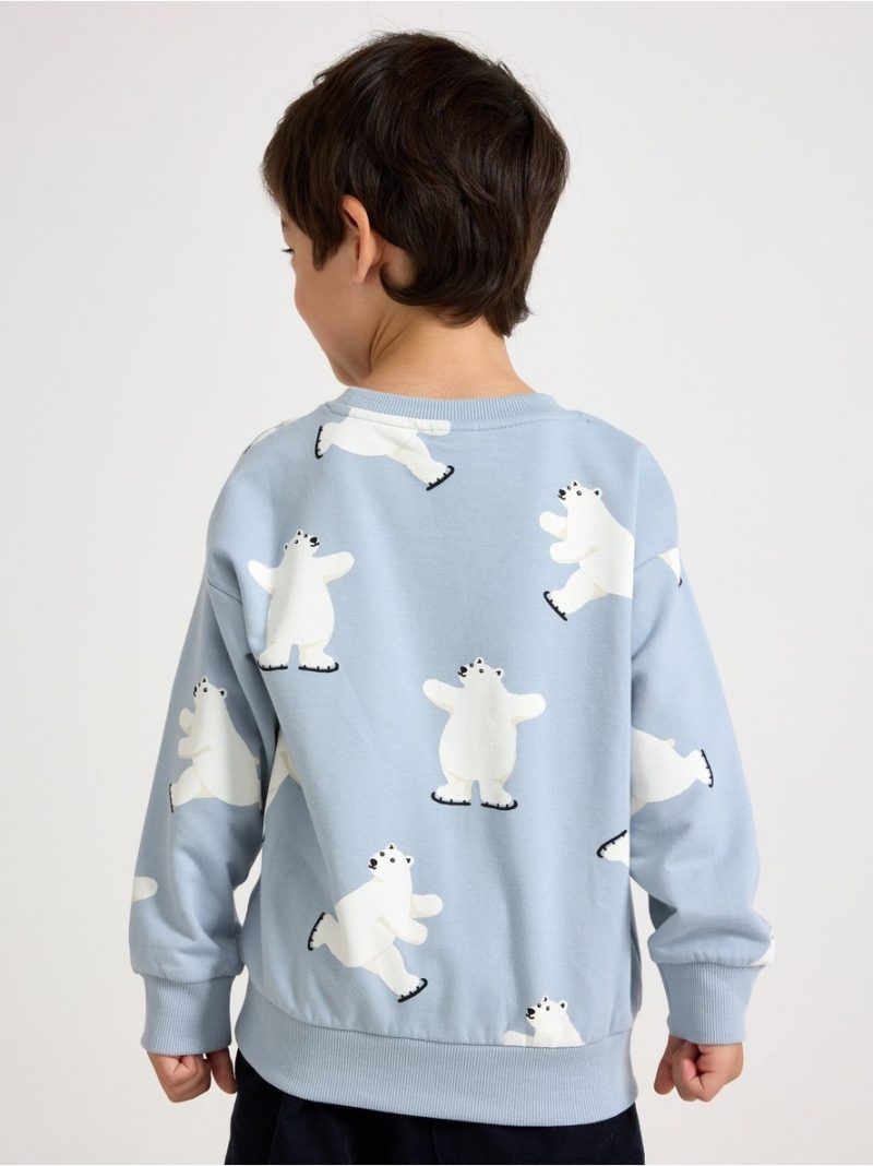 Sweatshirt with brushed inside - 3008495-7954