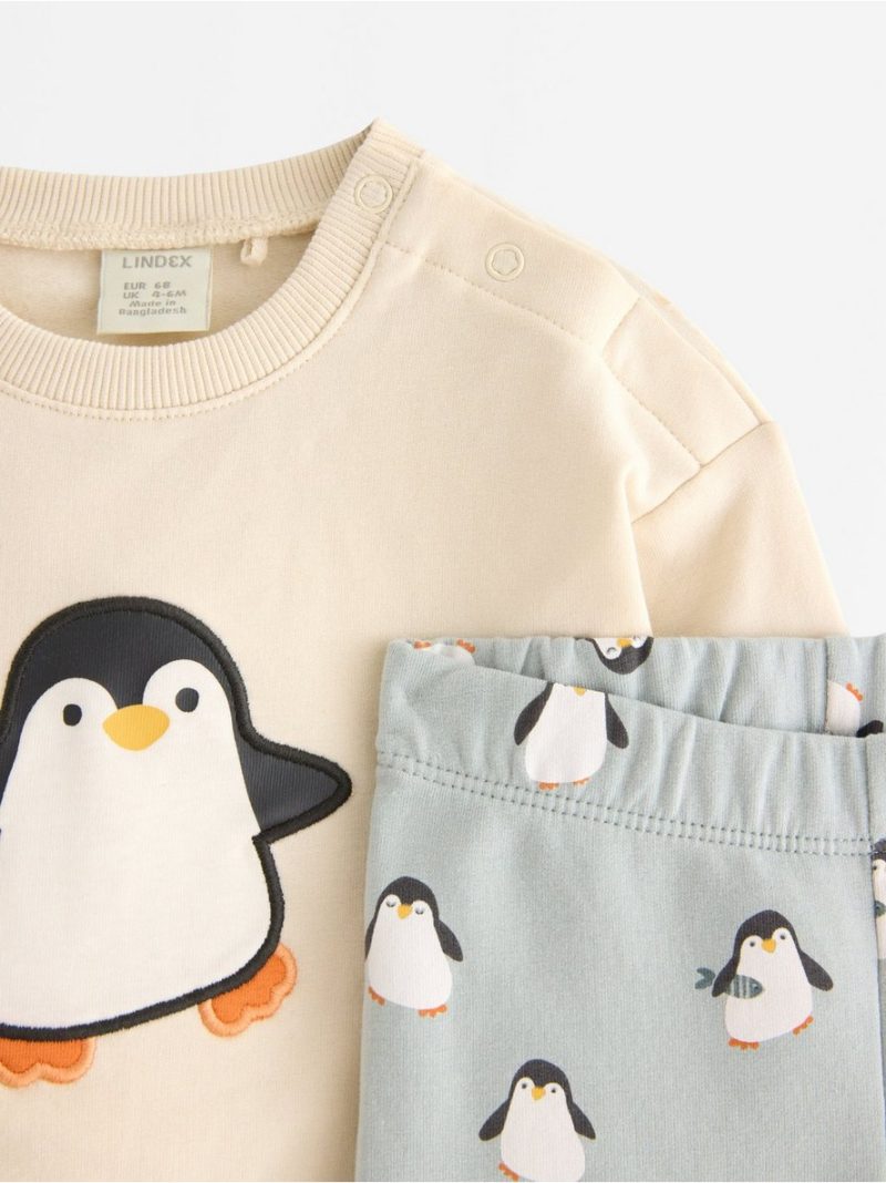 Set - sweatshirt and leggings - 3008501-1230