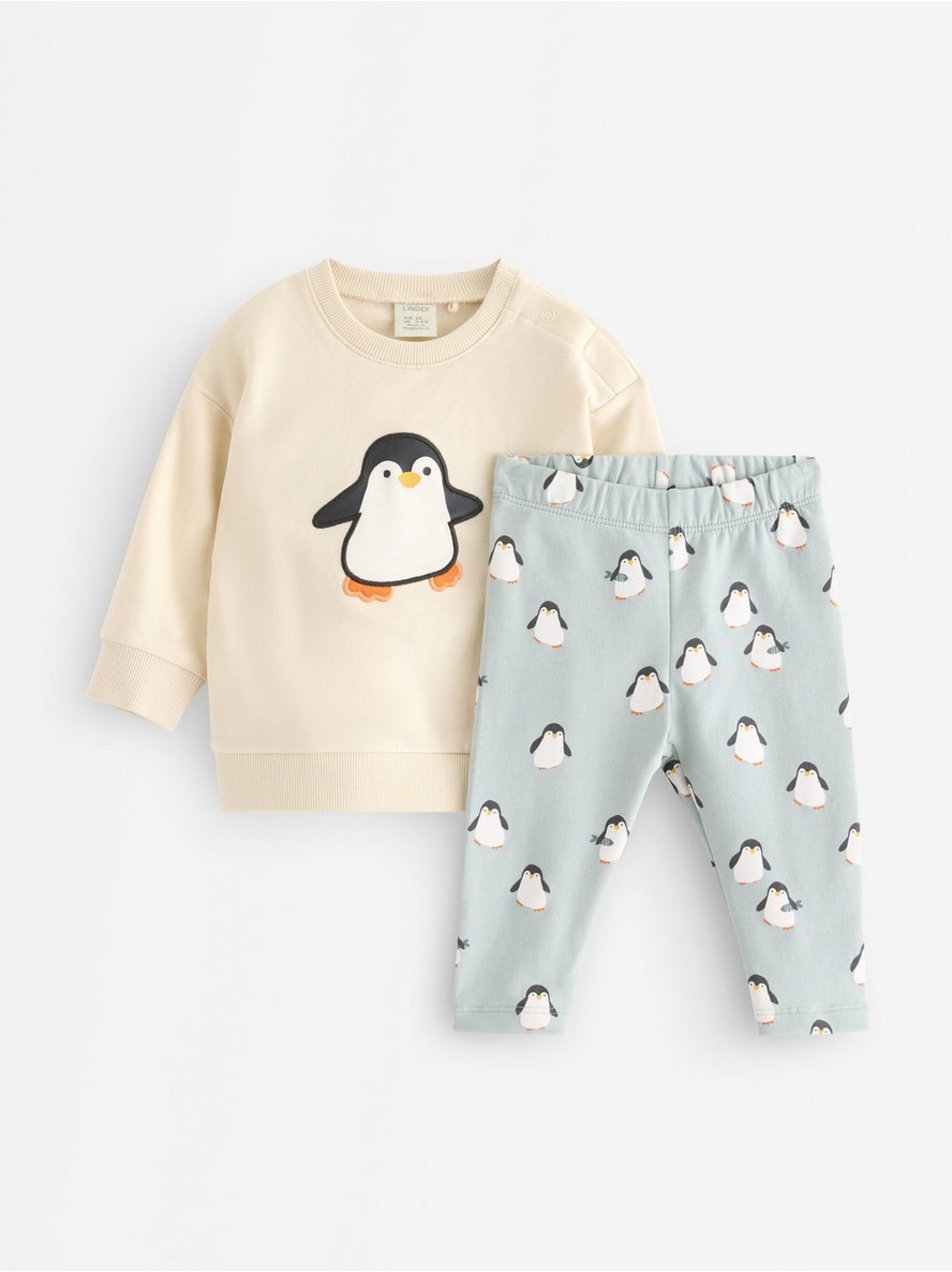Set - sweatshirt and leggings - 3008501-1230