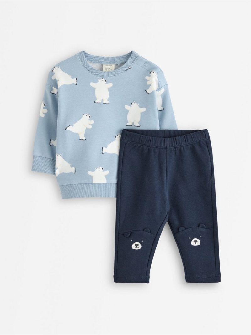 Set - sweatshirt and leggings - 3008502-7954