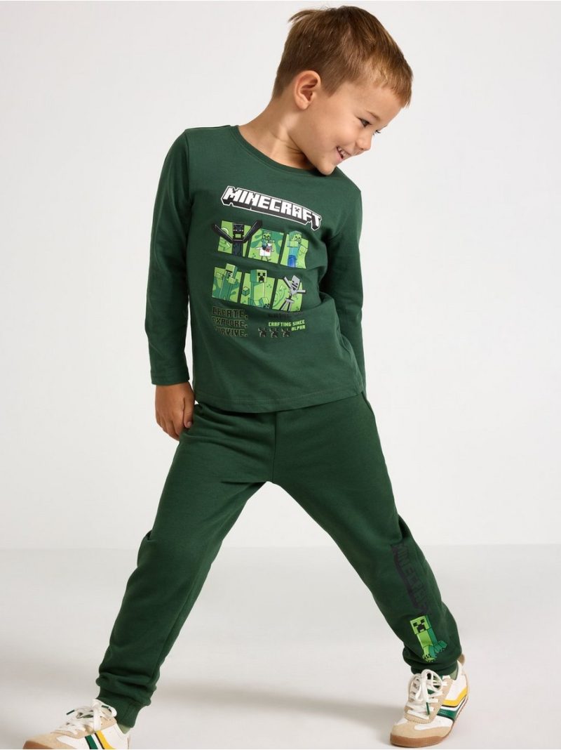 Minecraft  joggers with brushed inside - 3008505-8599