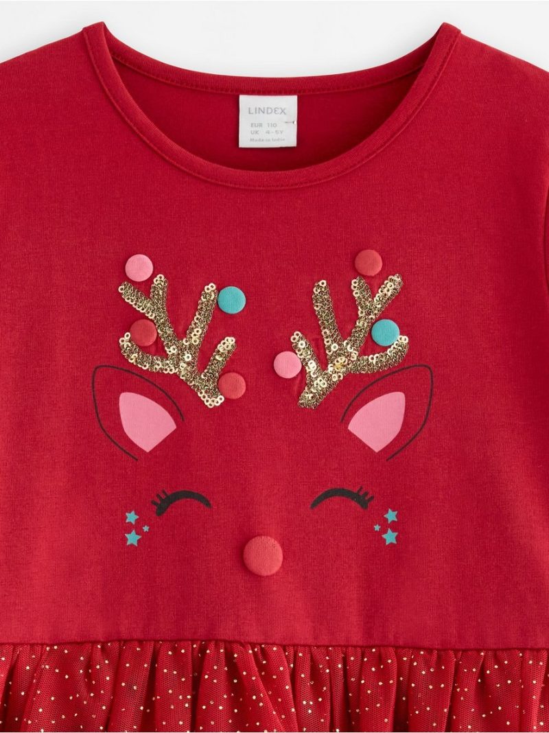 Long-sleeved dress - 3008543-7395