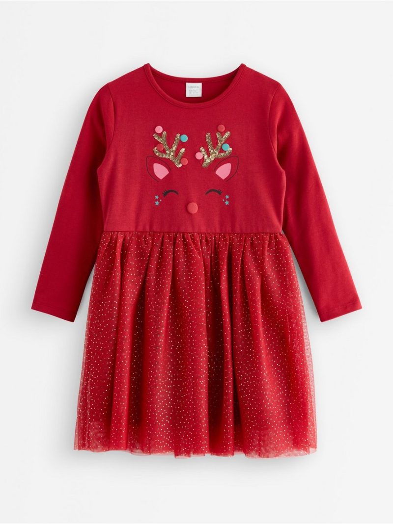 Long-sleeved dress - 3008543-7395