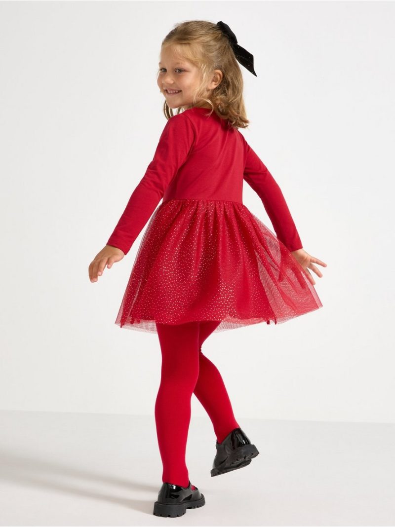 Long-sleeved dress - 3008543-7395