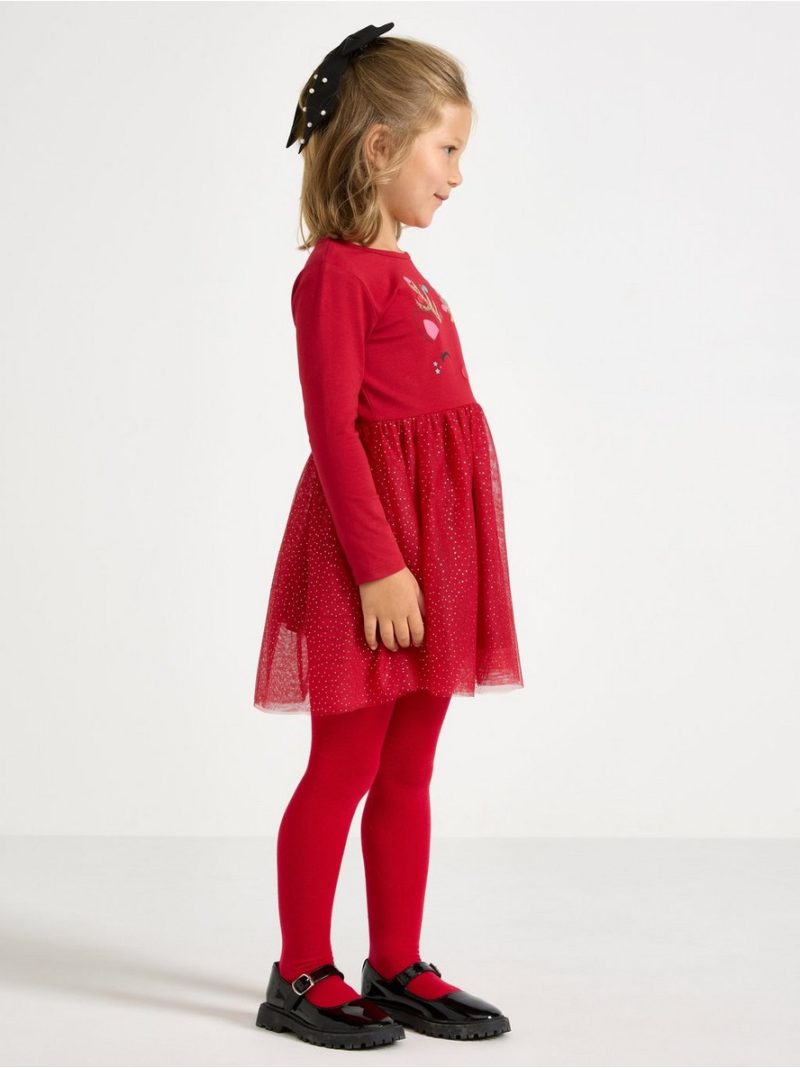 Long-sleeved dress - 3008543-7395