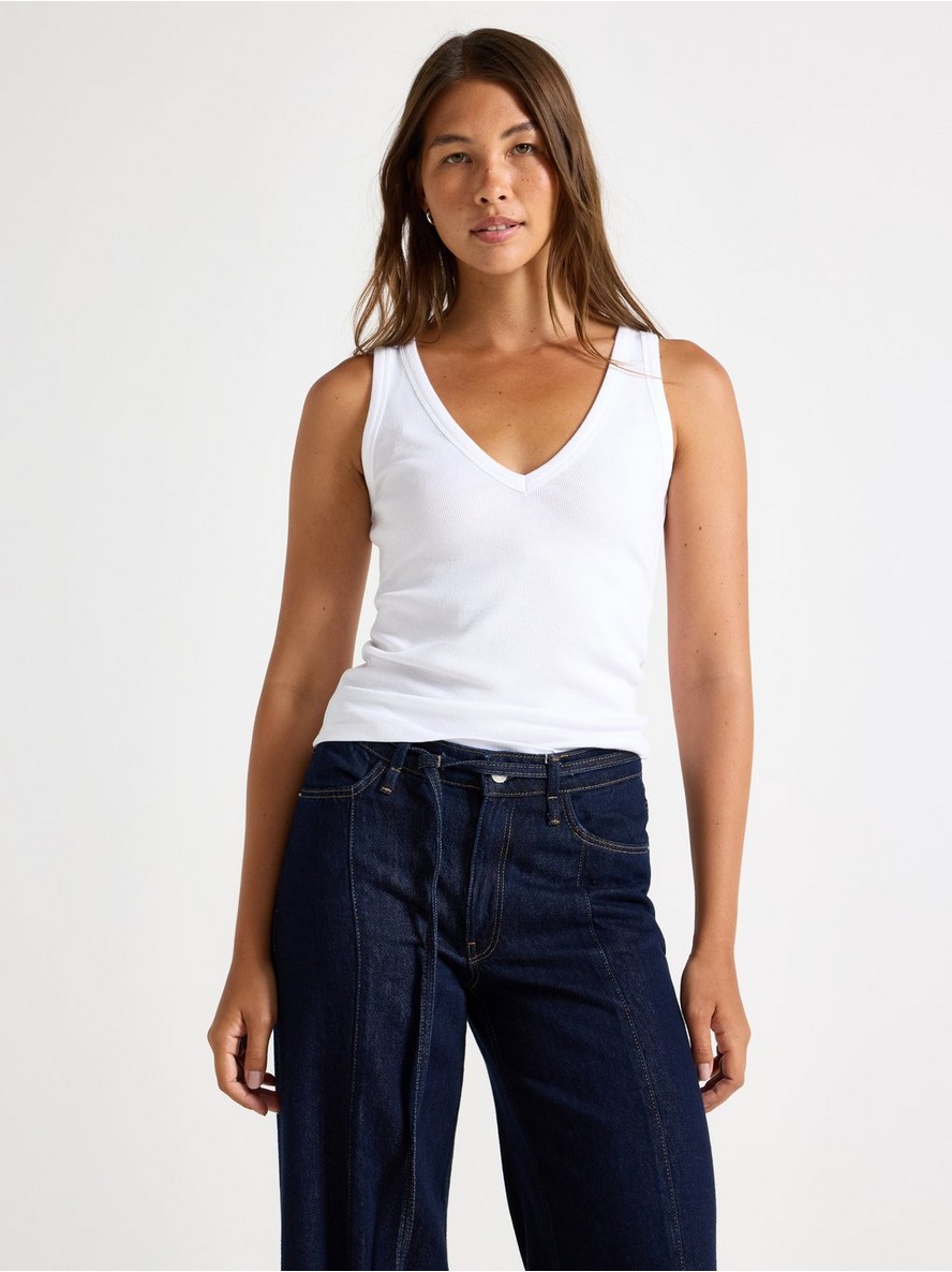 Ribbed tank top - 3008581-70
