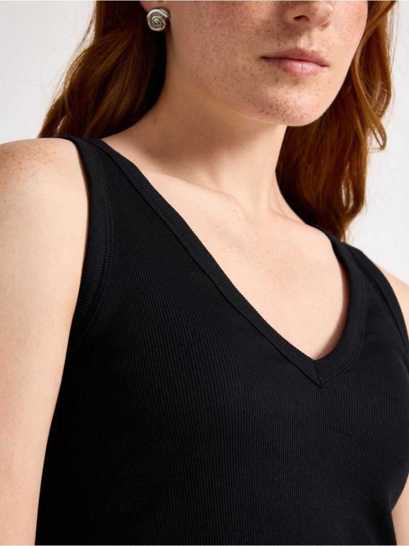 Ribbed tank top - 3008581-80