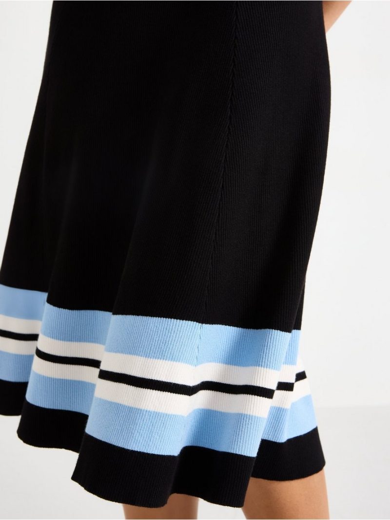 Ribbed midi dress - 3008605-80