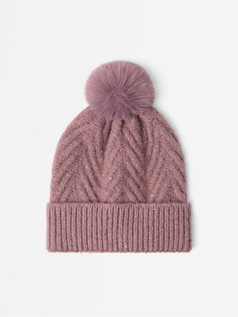Knitted beanie - 3008610-9438