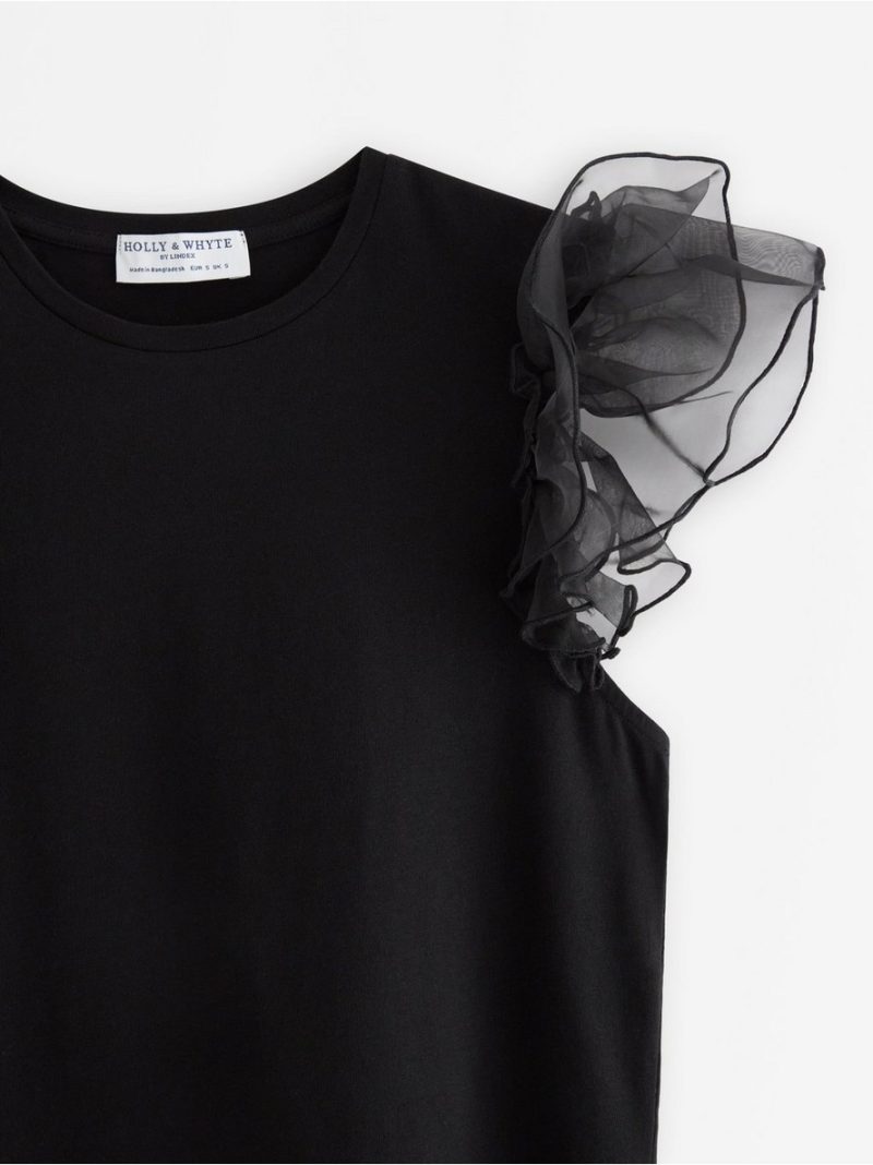 Top with decorated shoulder - 3008649-80