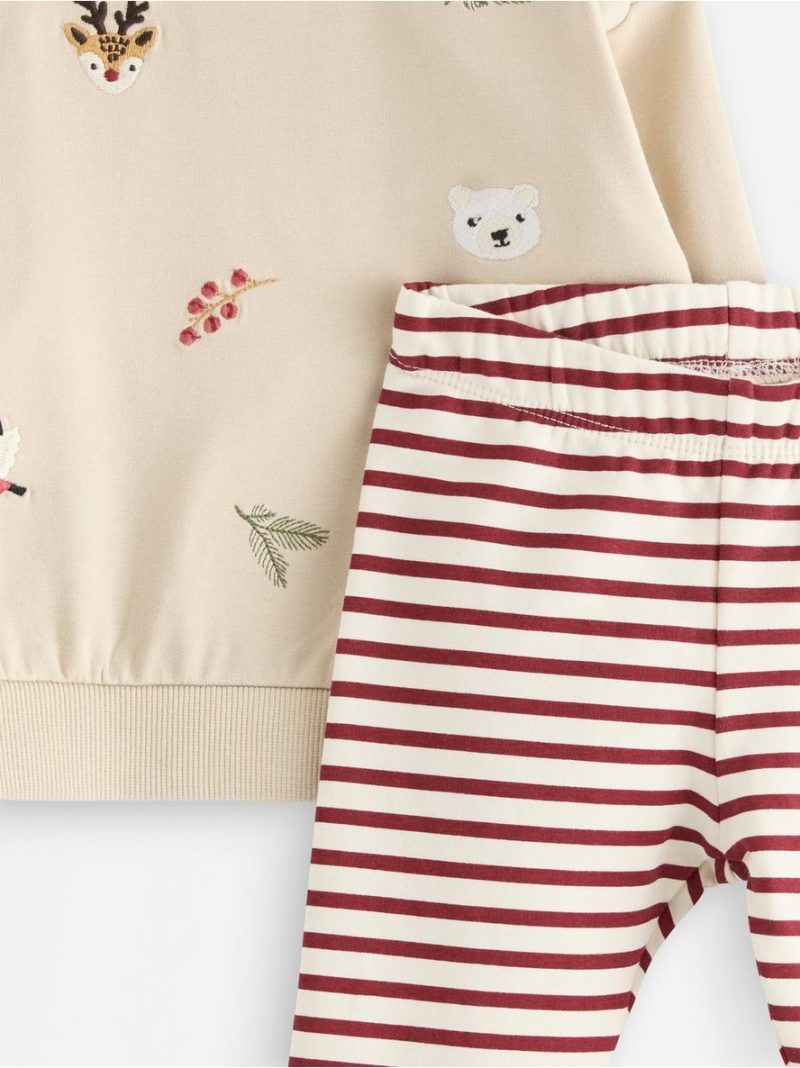 Set - sweatshirt and leggings - 3008661-7458