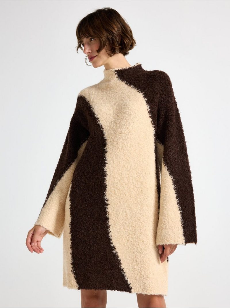 Knitted mini dress - 3008822-8864