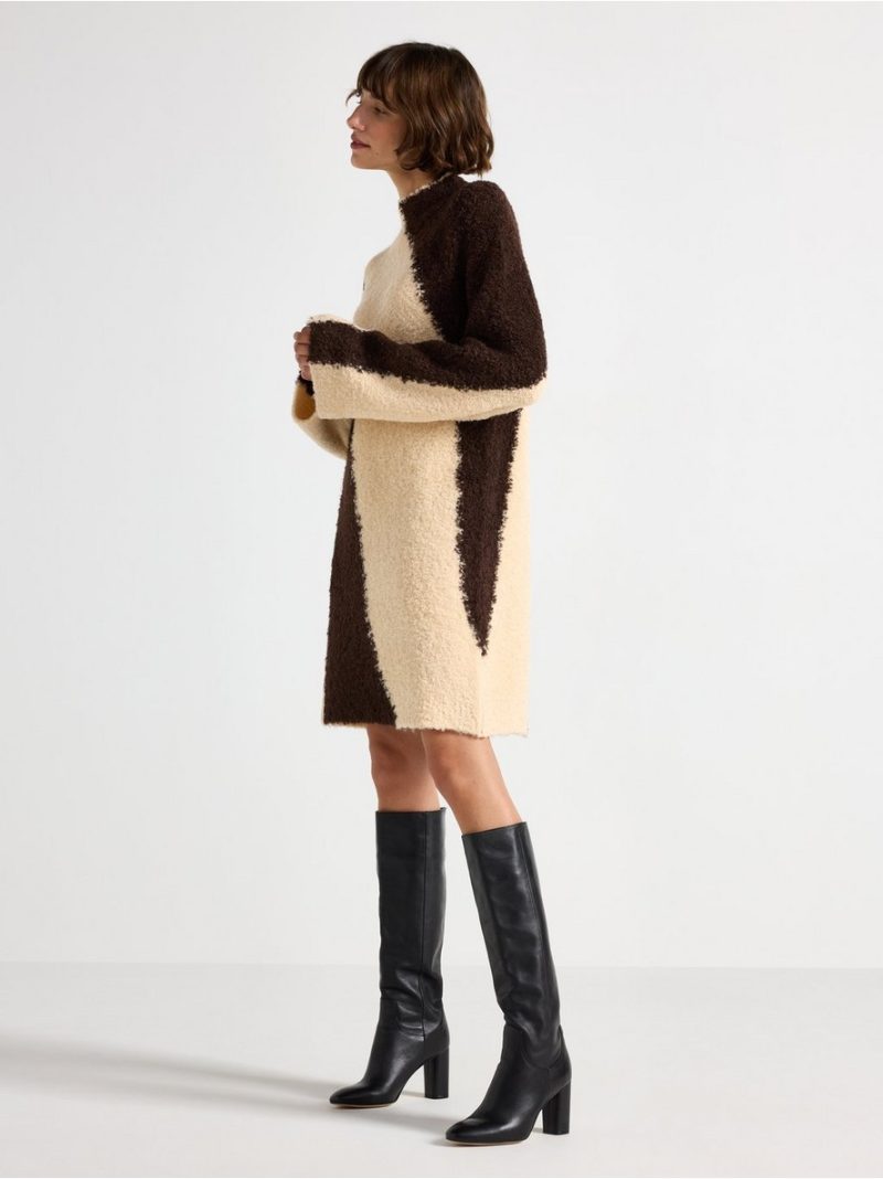 Knitted mini dress - 3008822-8864